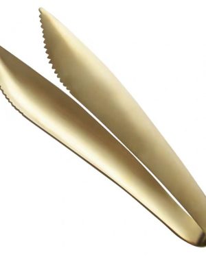 Gold Stainless Tong - Ice Tong