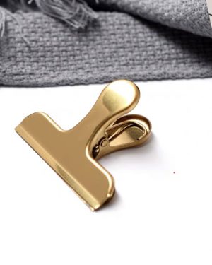 Stainless Paper Clip Gold